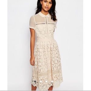 Warehouse Lace Dress